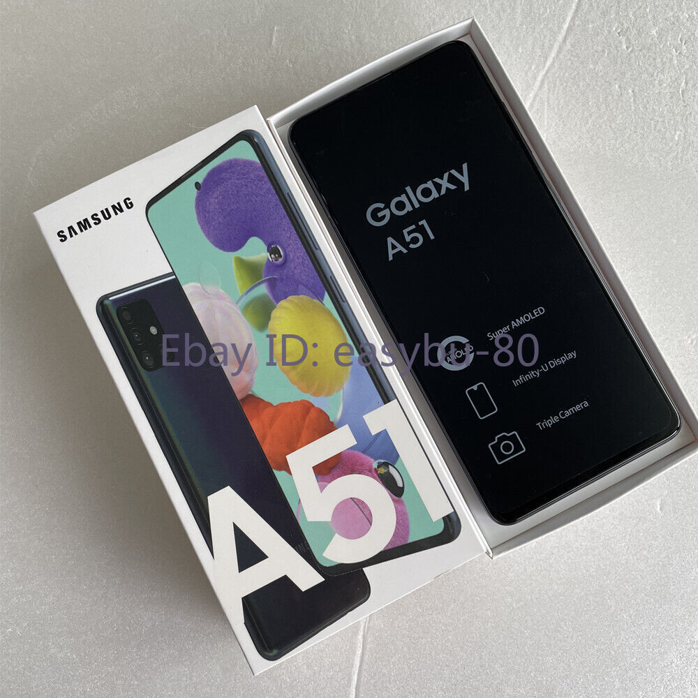 Samsung Galaxy A51 SM-A515U A515F/DS 128GB 4GB 4000mAh Unopened Multicolor