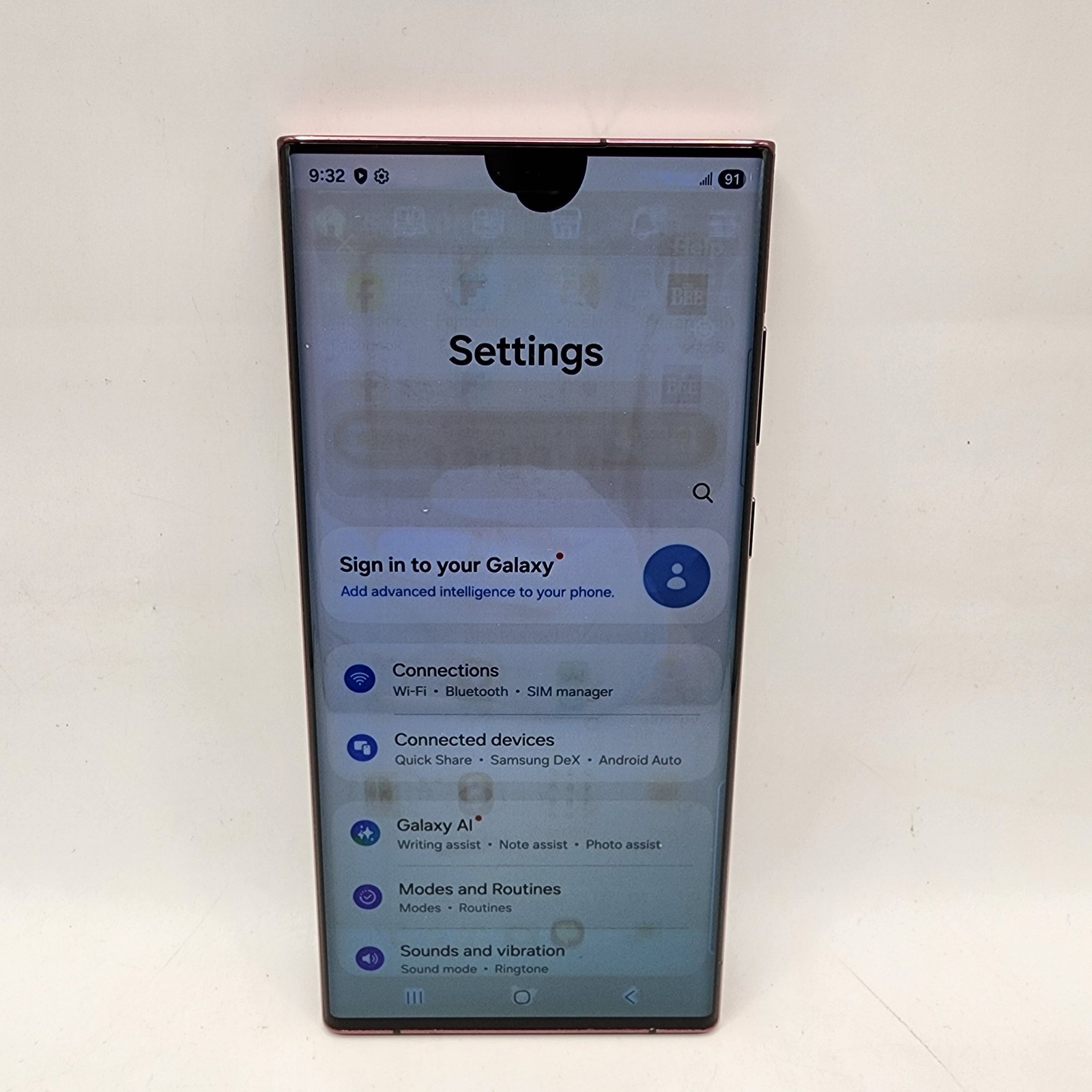 Samsung Galaxy S22 Ultra 5G S908U1 256GB Burgundy (CDMA/GSM Unlocked)