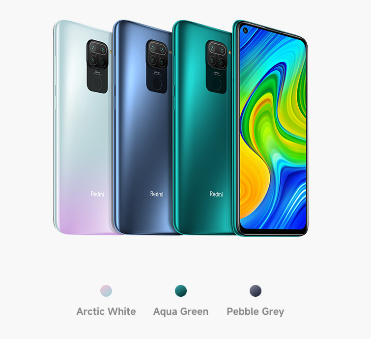 Xiaomi Redmi Note 9 4G LTE Pebble Grey – 4GB RAM – 128GB ROM – India Version