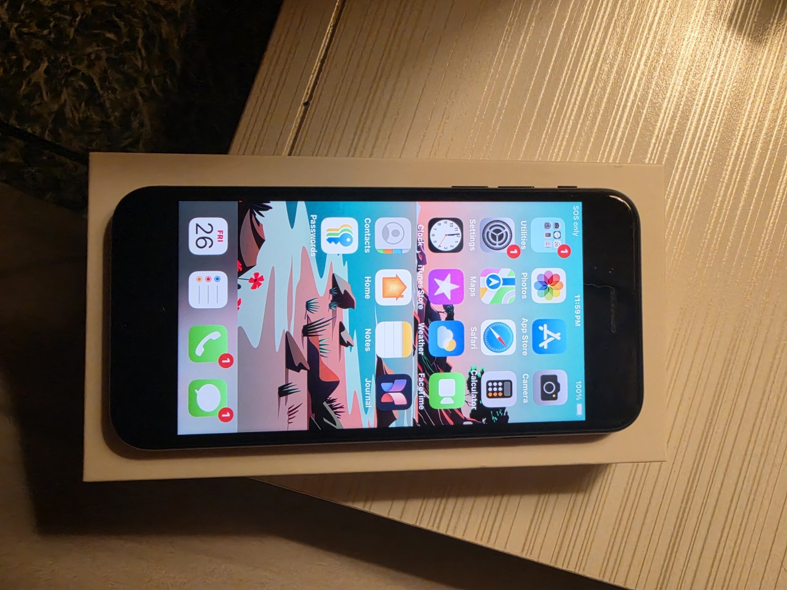 Apple iPhone SE (2nd Generation) 64GB, Black, Verizon, CDMA, MHG43LL/A