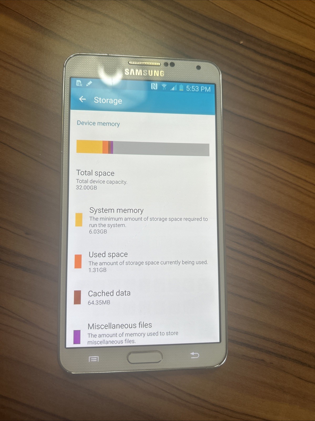 Samsung Galaxy Note 3 SM-N900A – 32GB – Used- White (AT&T) Smartphone