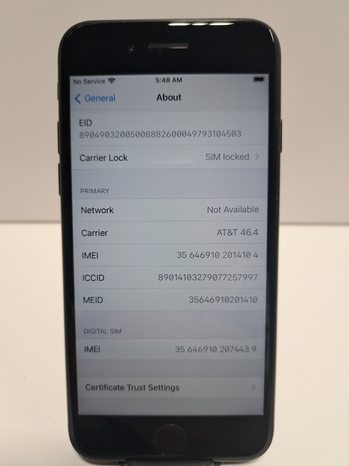 Apple iPhone SE 2nd Gen A2275 64GB Black ATT Locked – 92% Battery