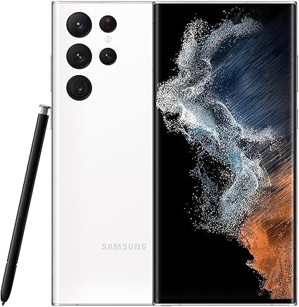 Samsung Galaxy S22 Ultra 5G SM S908N 512GB Phantom White Unlocked -VERY GOOD