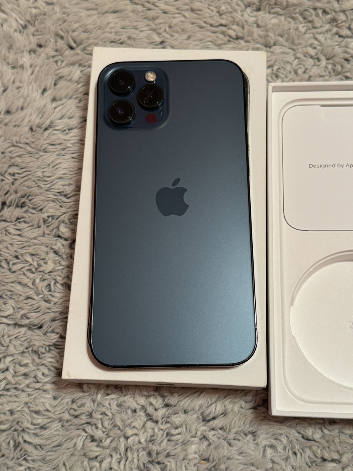 Apple iPhone 12 Pro Max – 128 GB – Blue (AT&T) (Dual SIM (SIM + eSIM))