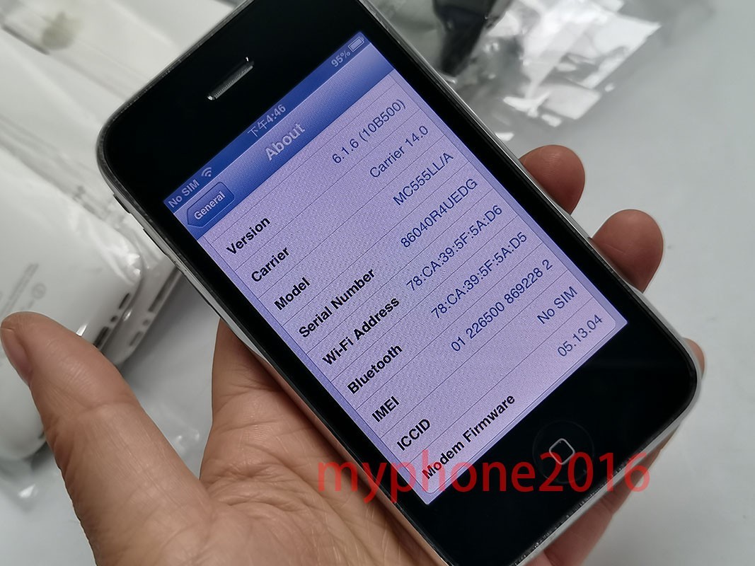 Apple iPhone 3GS 3rd Generation – Unlocked 8/16/32GB iOS6 tested 100%working