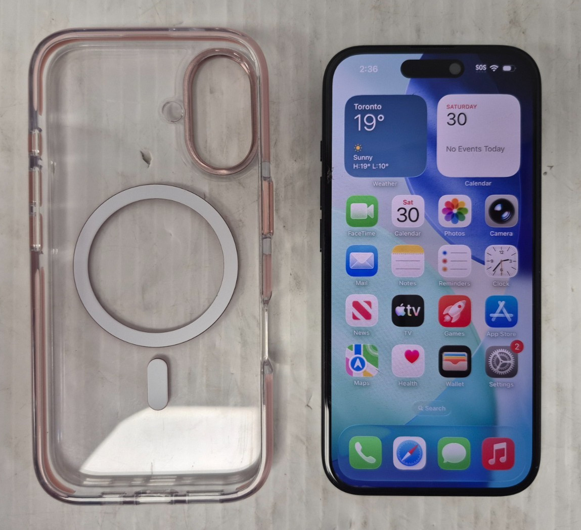 (N9745246) Apple MYE73HN/A iPhone 16 Cellphone – 128GB – Unlocked