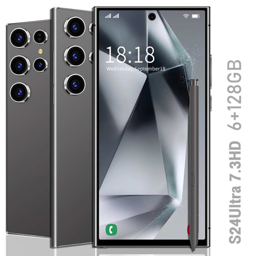 New S24 Ultra 5G Smartphone 7.3″ Factory Unlocked Android Cellphones Dual SIM
