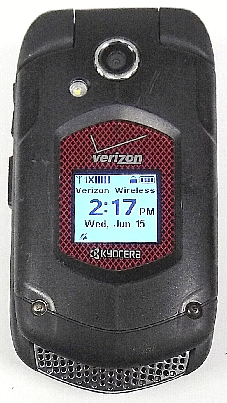 Kyocera DuraXV + / Dura XV Plus E4520PTT – Black ( Verizon ) Cellular Flip Phone