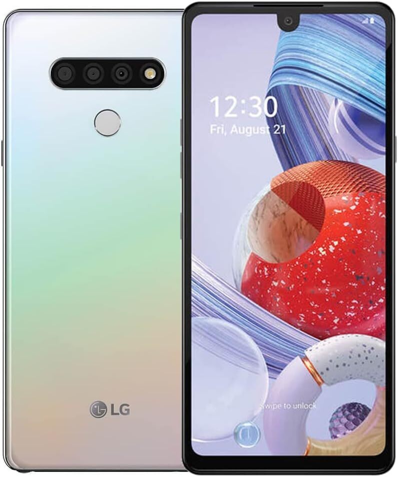 For Verizon – LG STYLO 6 Q730MM White 64GB Smartphone – Good Condition
