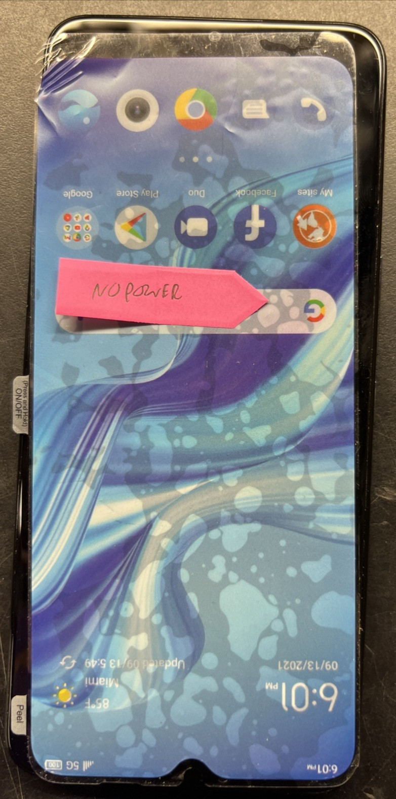 WILL NOT POWER ON TCL 4X 5G TracFone LOCKED Android 11 Smartphone 64GB