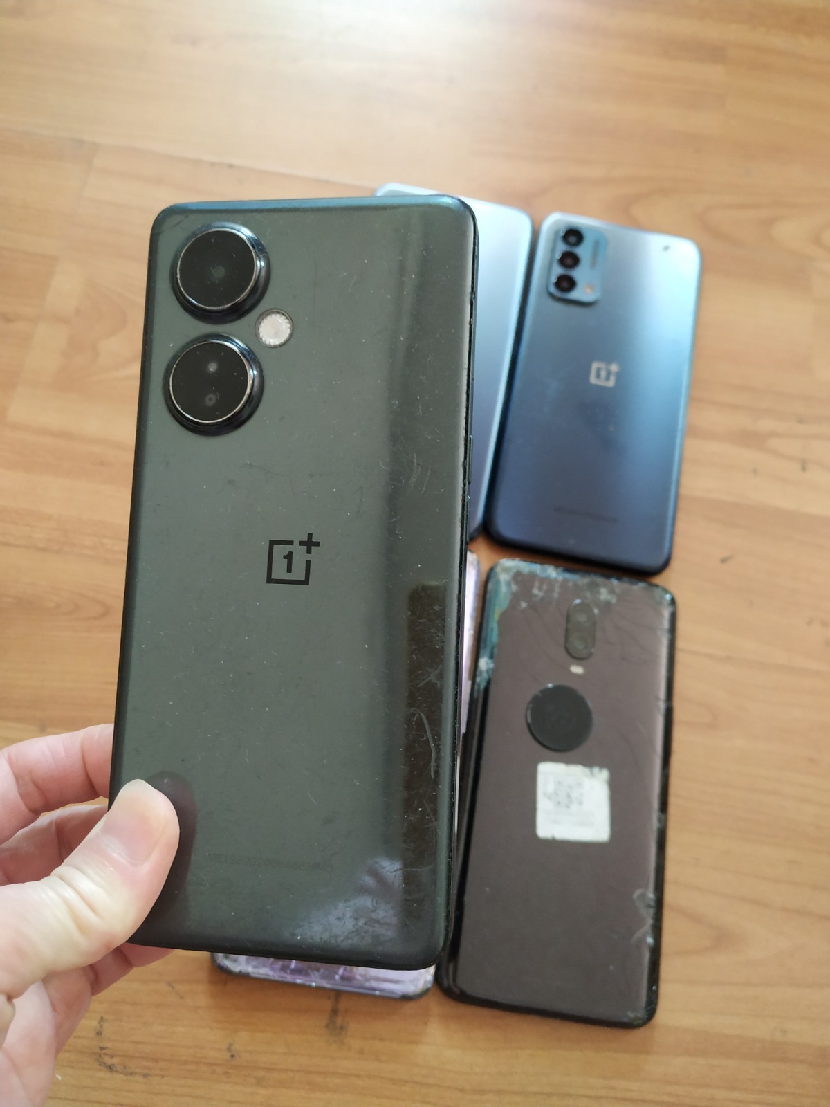 Lot of 6 Mixed model OnePlus Nord N300 5G CPH2389 and other For part