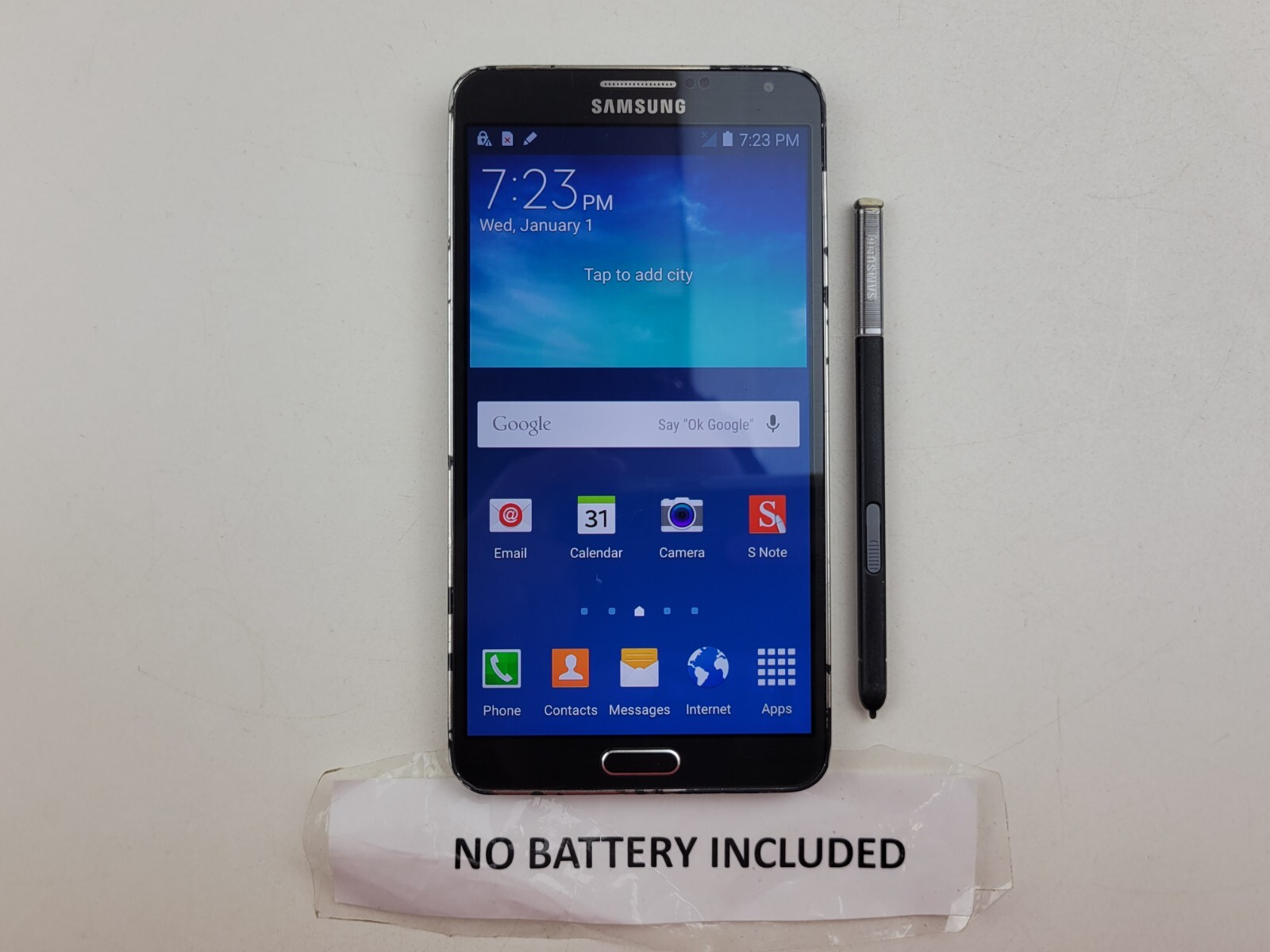 Samsung Galaxy Note 3 (SM-N900V) 32GB – Black (GSM Unlocked) Smartphone – H0708