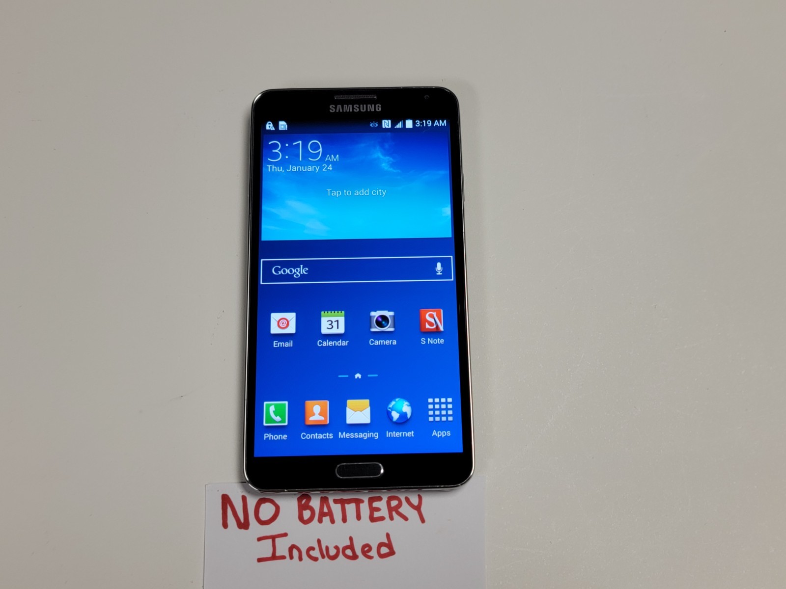 Samsung Galaxy Note 3 (SM-N900A) 32GB (AT&T) Smartphone – Clean IMEI – N652