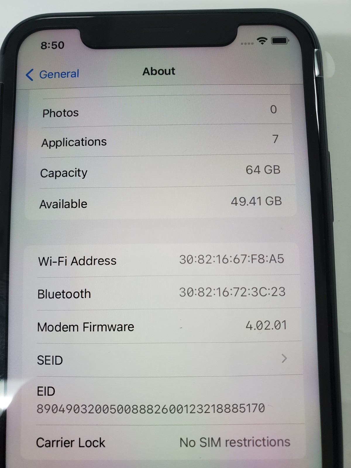 Apple iPhone 11 – 64 GB – Black (Sim Unlocked, Open box, Never used)