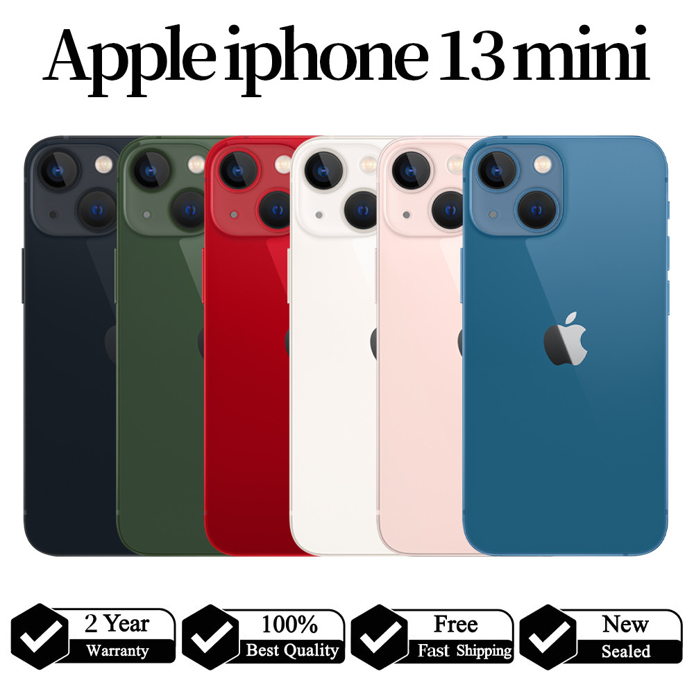 NEW Apple iPhone 13 mini (5G) A2481 128GB/256GB/512GB Fully Unlocked Smartphones