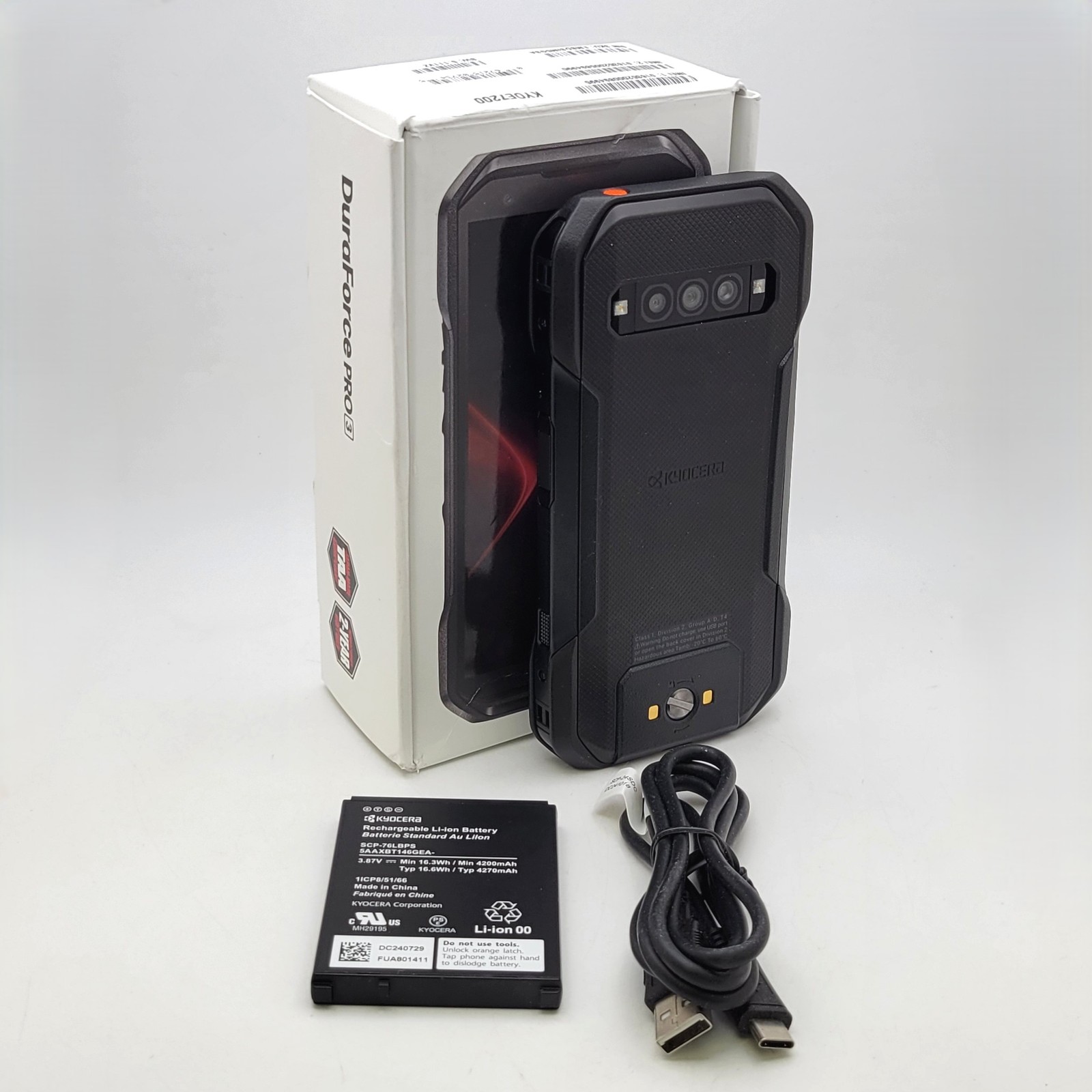 Kyocera DuraForce Pro 3 5G E7200 128GB | Black | VERIZON ONLY