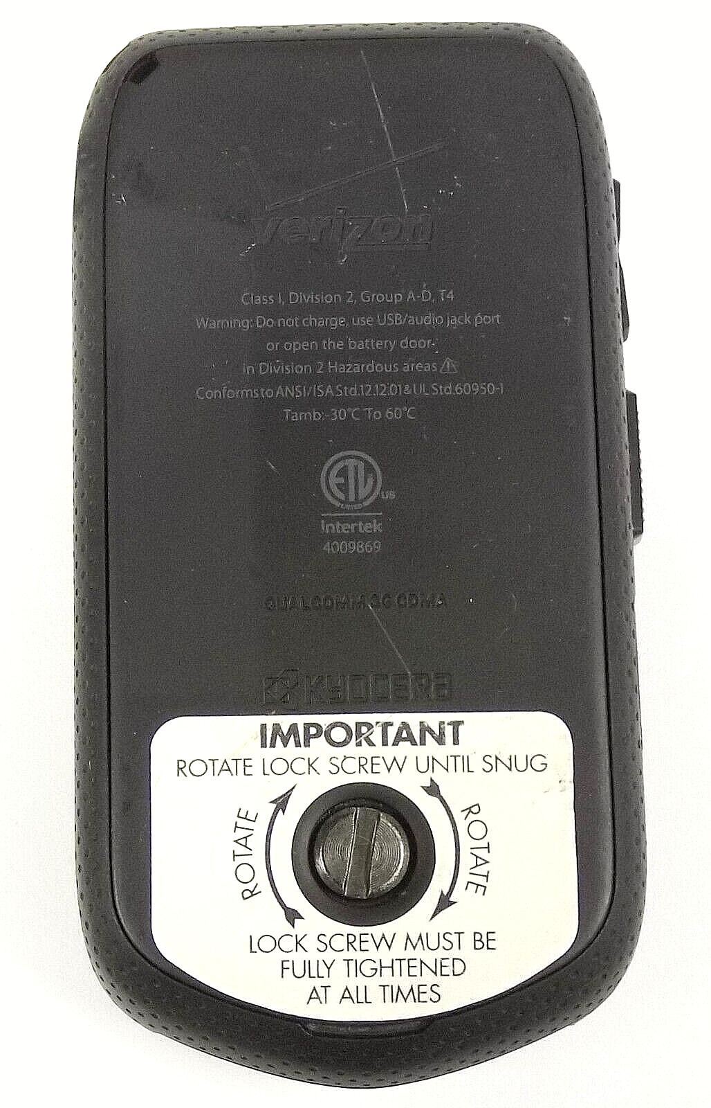 Kyocera DuraXV + / Dura XV Plus E4520PTT – Black ( Verizon ) Flip Phone -Grade A