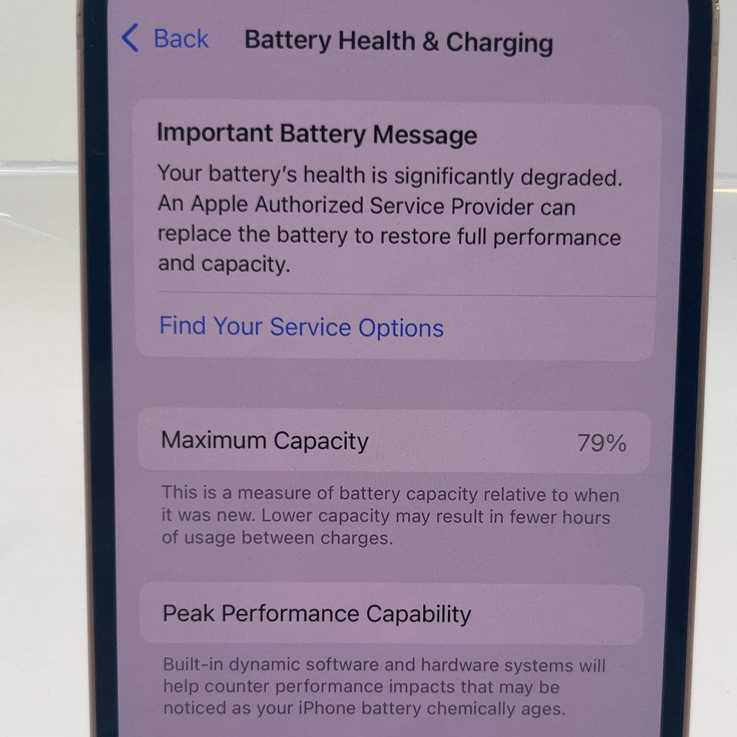 Unlocked Apple iPhone 13 128GB 26.5 Pink NLA73LL/A Bad Batt