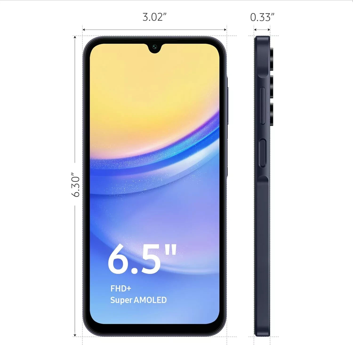 For T-Mobile ✨ Samsung Galaxy A15 5G SM-A156U 64GB Blue Black – FLAWLESS