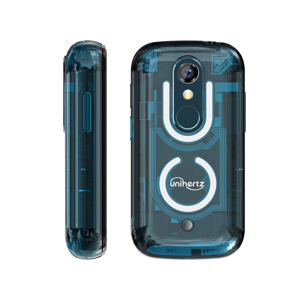 Unihertz Jelly Star Android 13 4G Blue Smartphone Unlocked With LED Light NFC