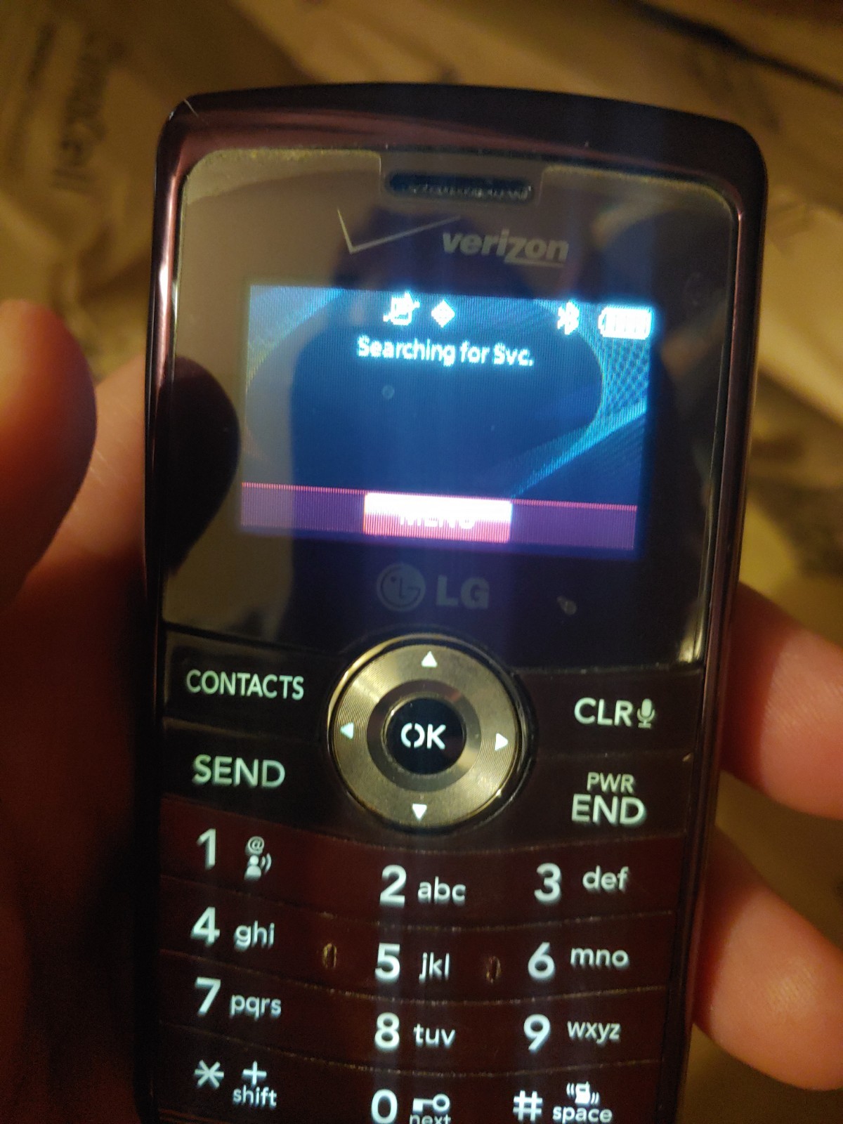 LG enV3 LG-VX9200 Verizon Wireless Maroon Flip Cell Phone w/ Chargers & Box