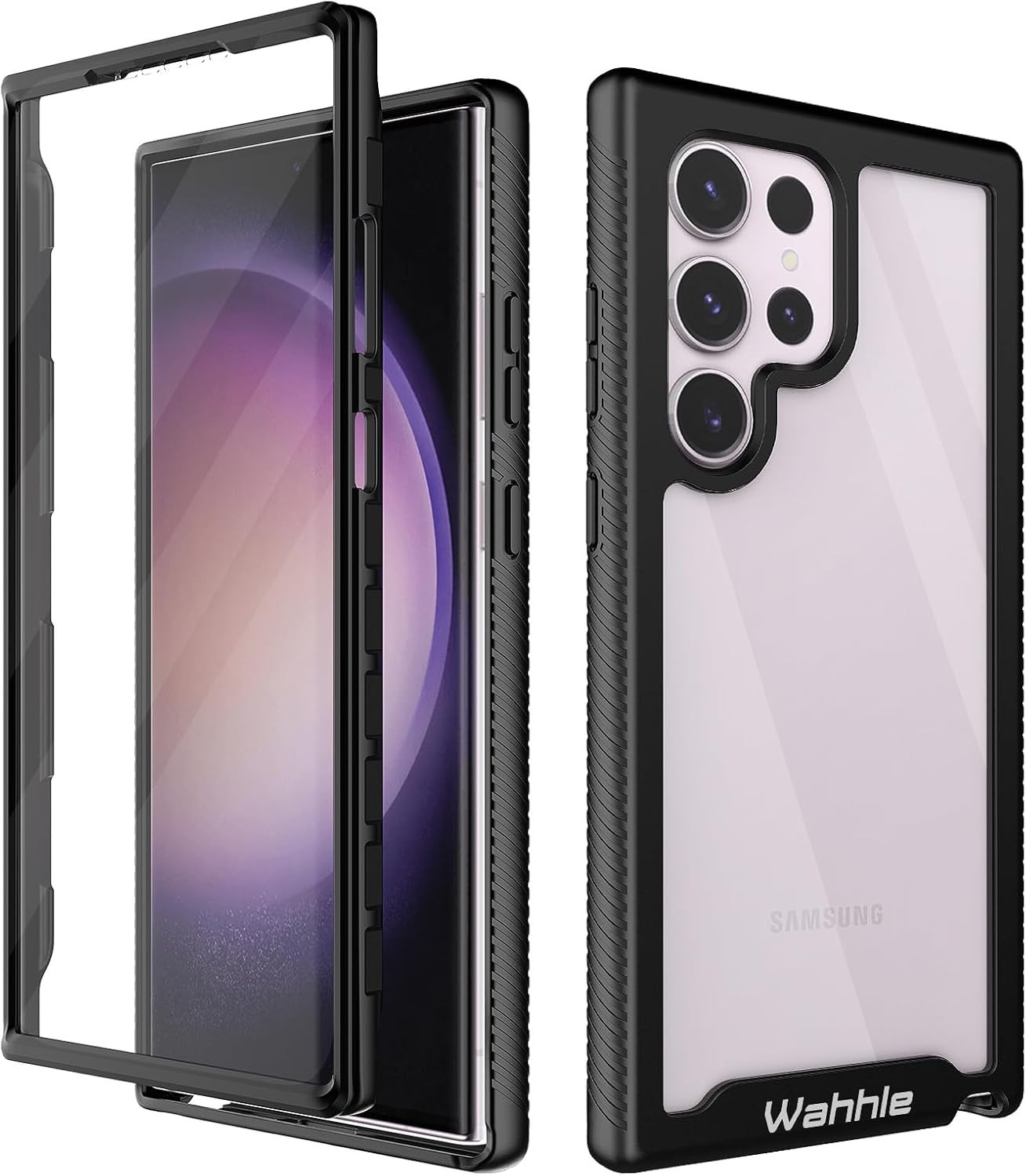 Samsung Galaxy S23 Ultra Case, Built in Screen Protector Full Body Shockproof Bu