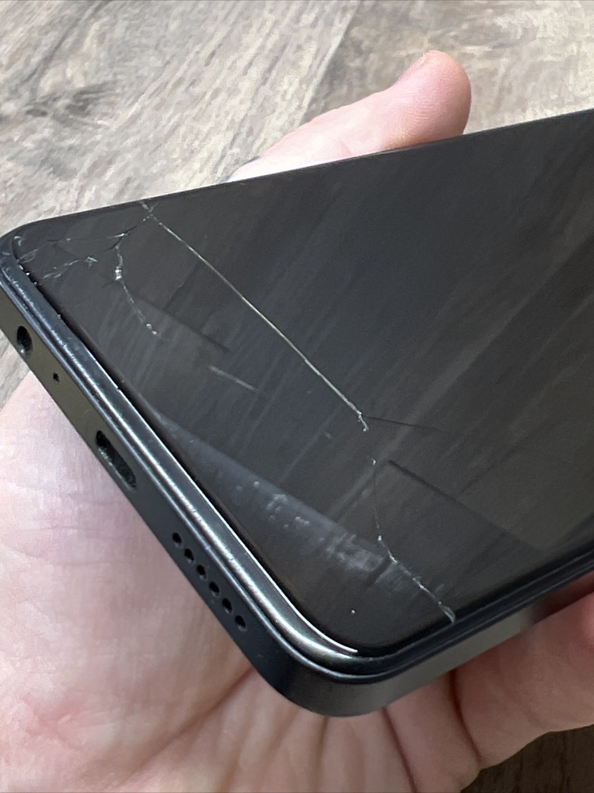 T-Mobile Revvl V Plus 5G 64GB Nebula Black *CRACKED SCREEN*