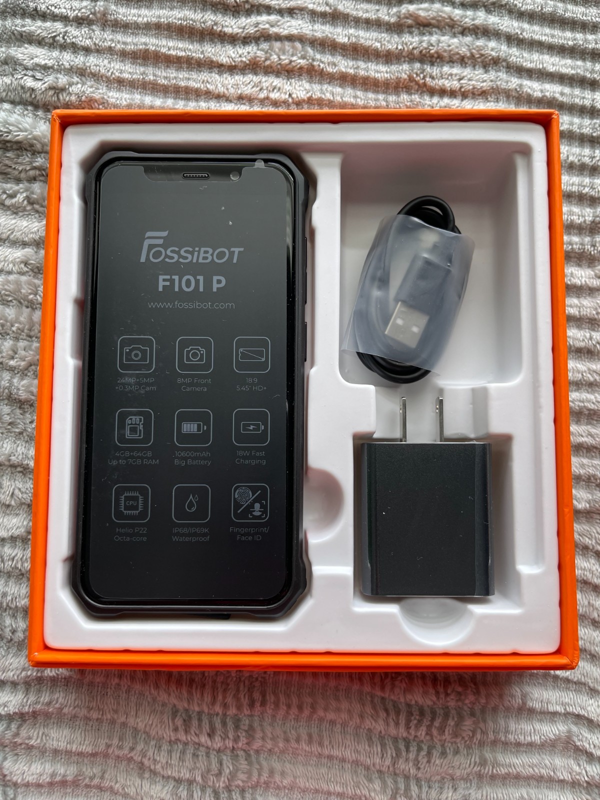 NEW 4G Rugged Phone Android Waterproof Mobile Dual Screen FOSSiBOT F101 PRO