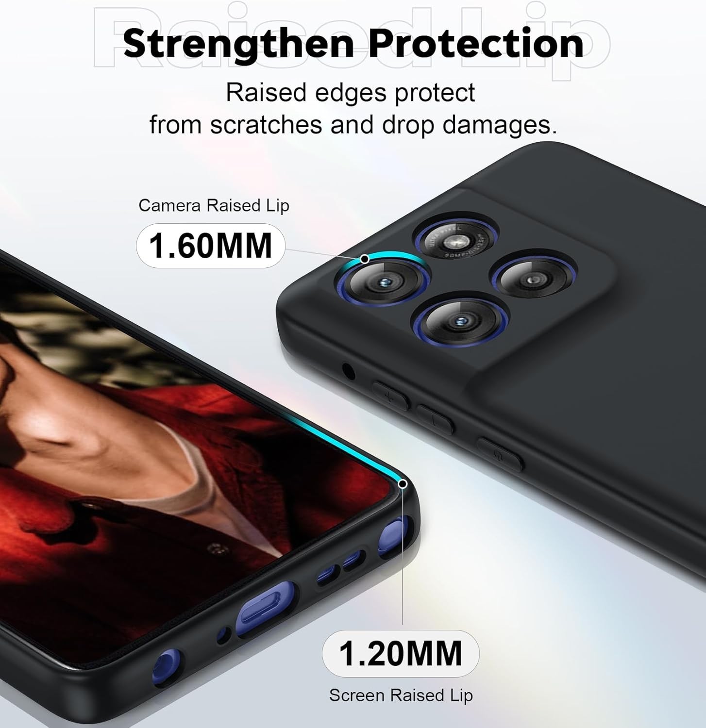 For Motorola Moto G Stylus 5G 2025/2026 Case with 2x Tempered Glass, Shockproof