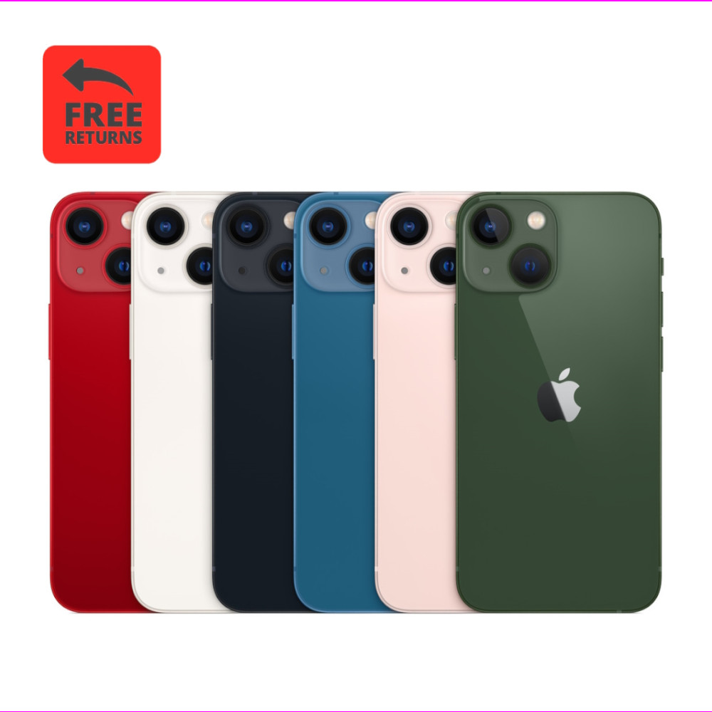 Apple iPhone 13 – 128GB/256GB – Pink/Red – Verizon/AT&T 5G iOS