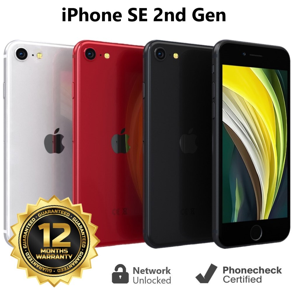Apple iPhone SE 2nd Gen. – 64GB | 128GB | 256GB (Unlocked) A2275 – Good