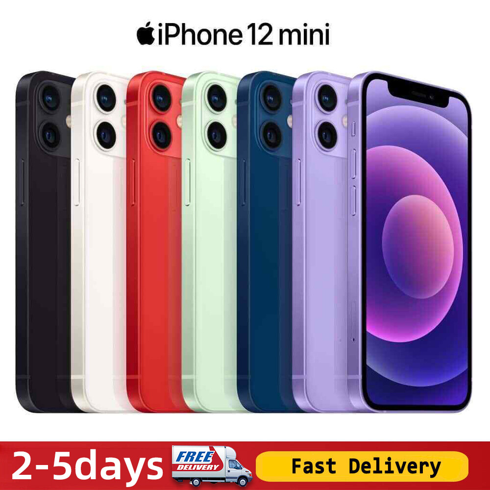 🆕New Sealed Box Apple iPhone 12 Mini 64/128/256GB A2176 USA UNLOCKED Smartphone