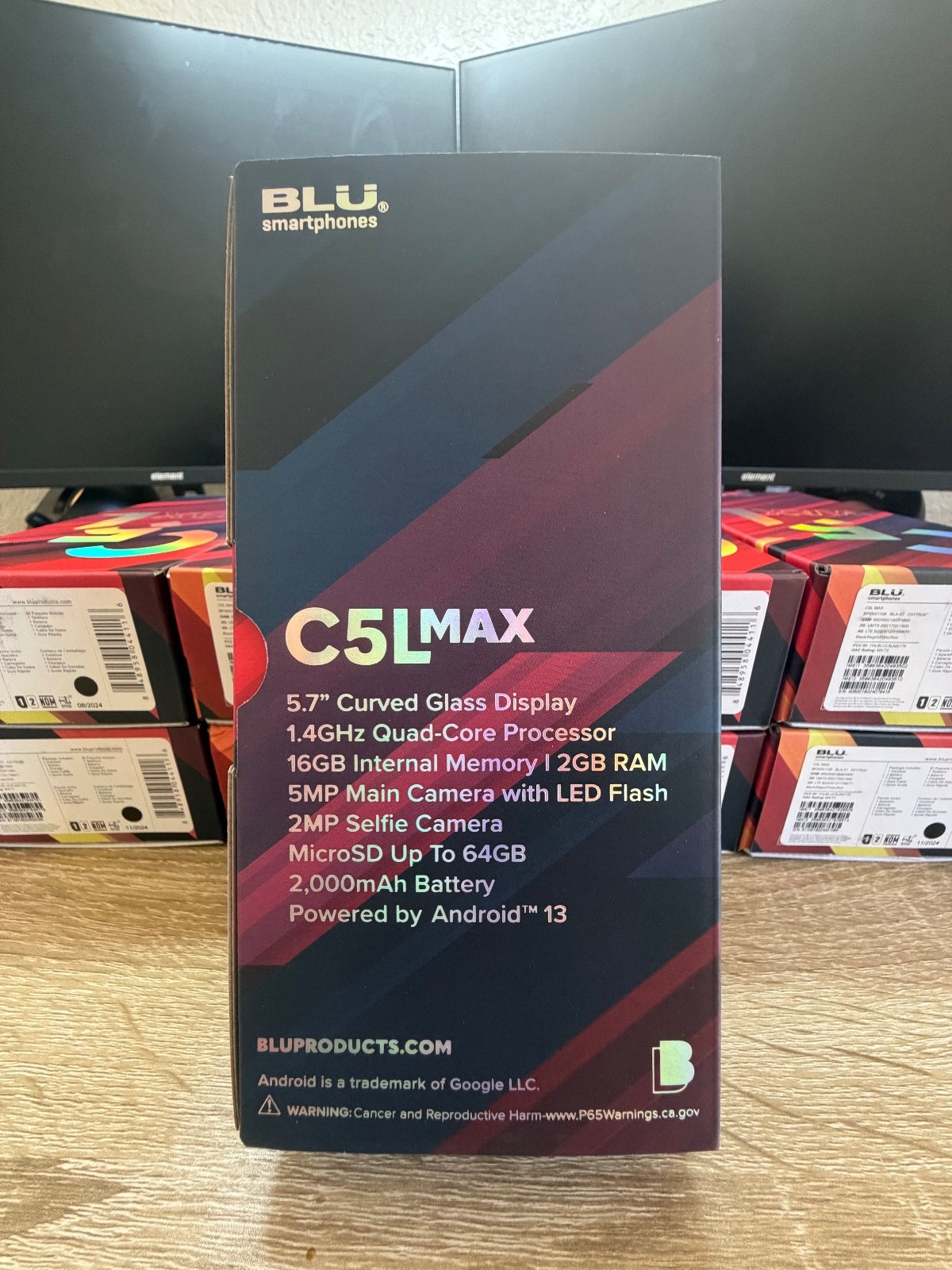 BLU C5L Max 5.7” Smartphone 2gb/16gb – Brand New Unlocked