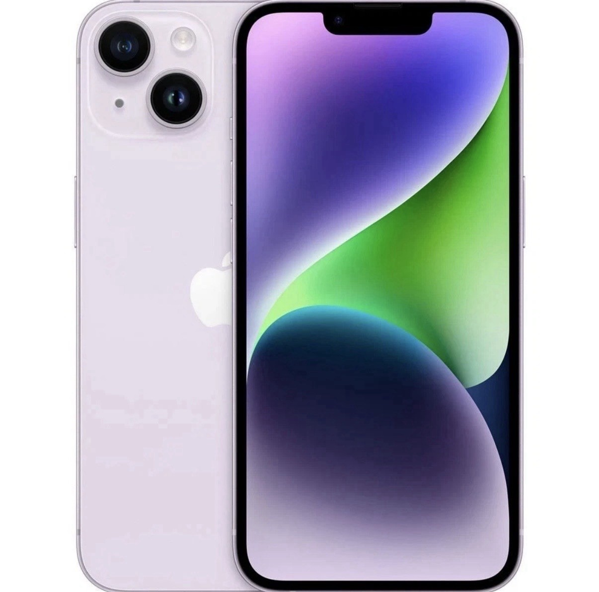 Apple iPhone 14 Smartphone Dual Rear Cameras Black White Red Blue Yellow Purple