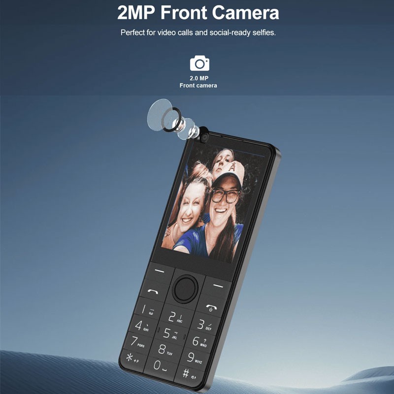 Unlocked DOOV R77 PRO Thin Android 14 Smartphone Dual SIM Phone Keyboard Mobile