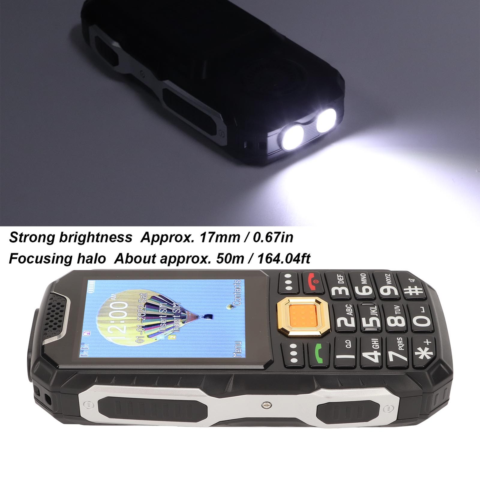 Hot 2G Senior Cellphone 2.8in HD Screen 3D Big Button Dual Card Senior Cellphone