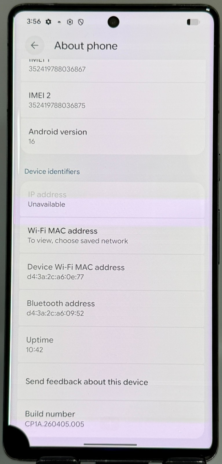 Google Pixel 7 Pro Dual 128GB – 100% OEM – Bad LCD – Bad Digitizer – 85%🔋