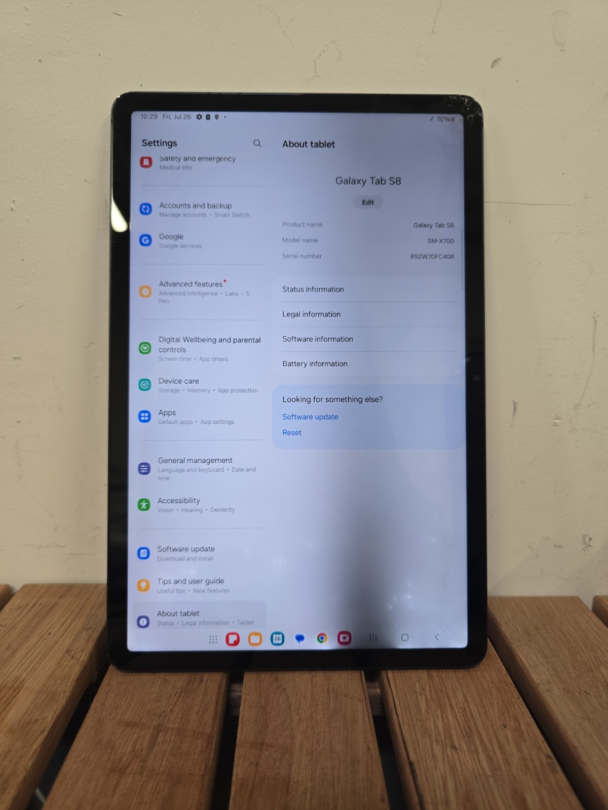 Samsung Galaxy Tab S8 11″ 128GB Wi-Fi – Good Condition
