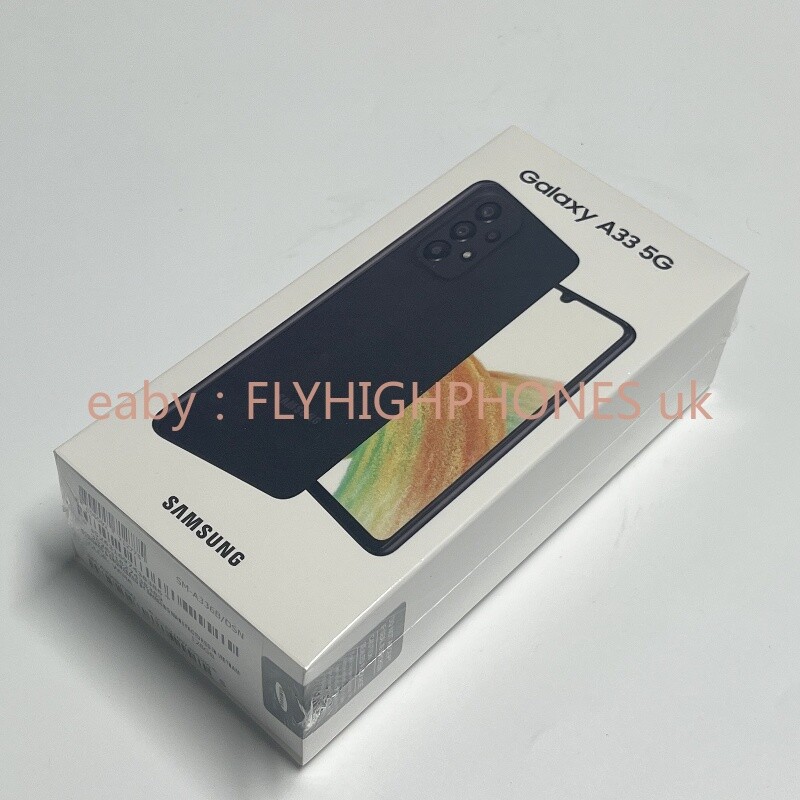 Samsung Galaxy A33 5G Dual SIM 6GB/128GB Unopened Multicolor Unlocked 5000mAh