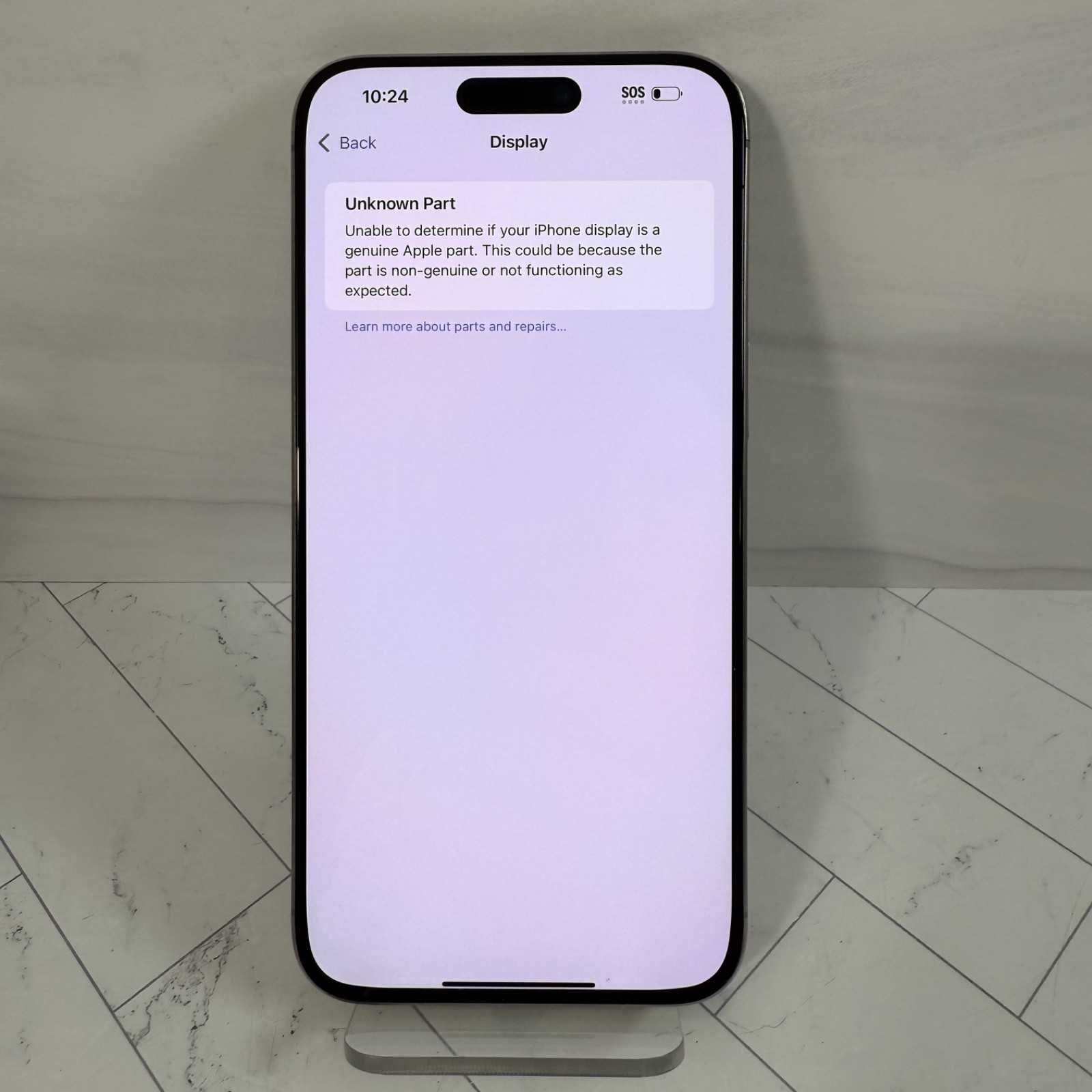 Apple iPhone 15 Pro Max Natural 256GB Unlocked Open Carrier Read Details #H96