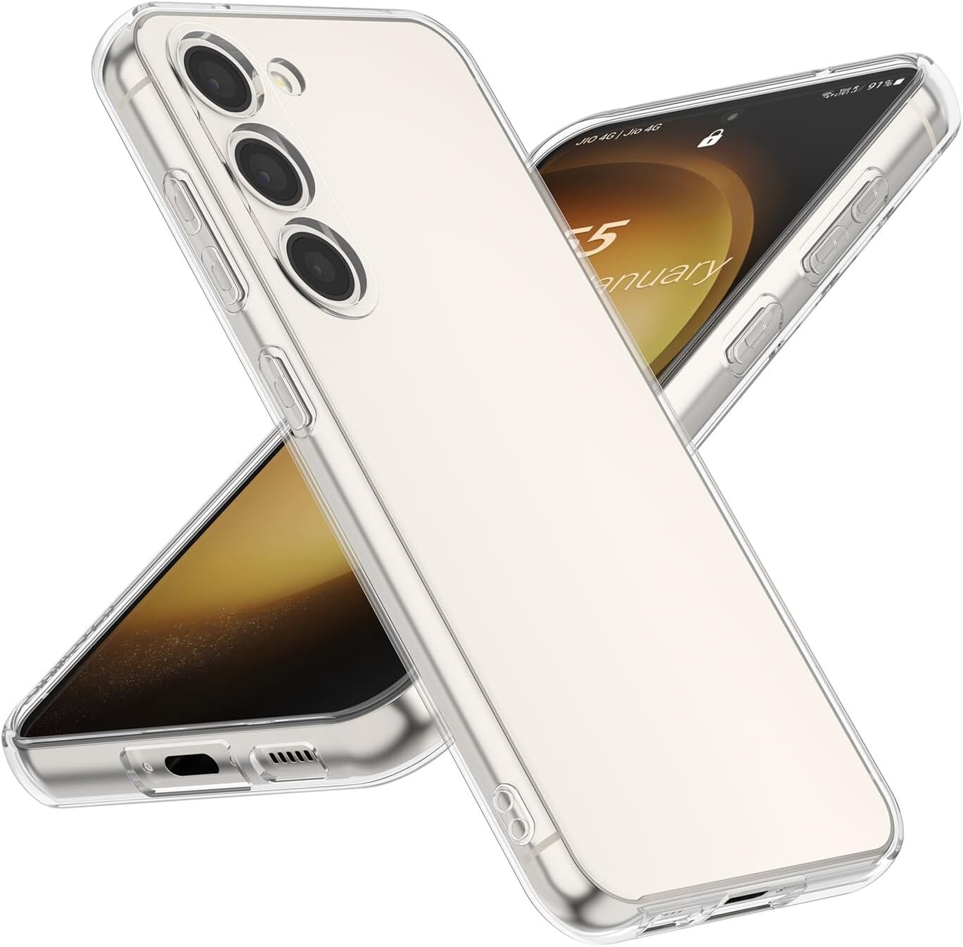 Clear Shockproof Phone Case Cover For Samsung Galaxy Note20 S24 S23 S22+ S21 5G