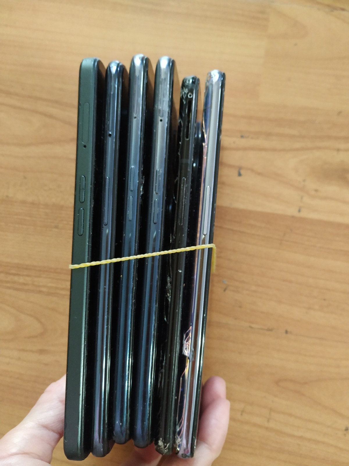 Lot of 6 Mixed model OnePlus Nord N300 5G CPH2389 and other For part
