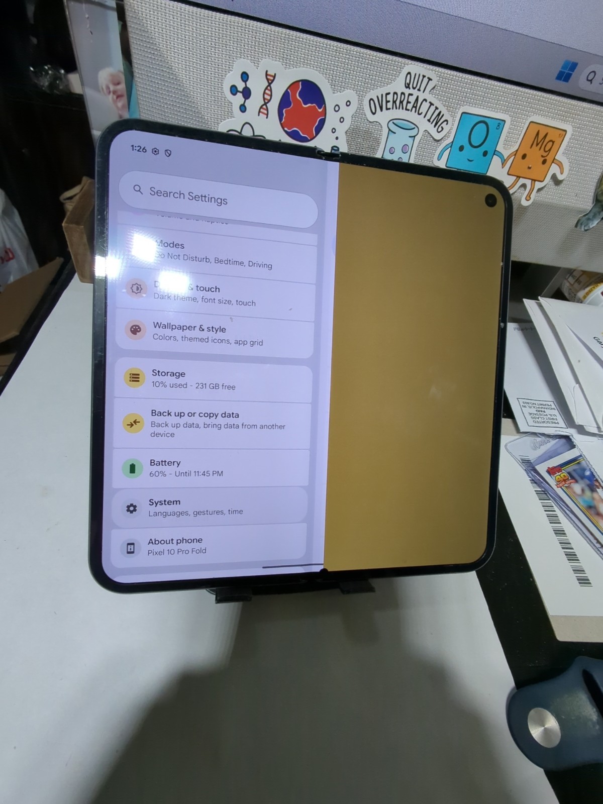 ⚠️READ⚠️ Google Pixel 10 Pro Fold 256GB – Moonstone Factory &OEM Unlocked, #6166