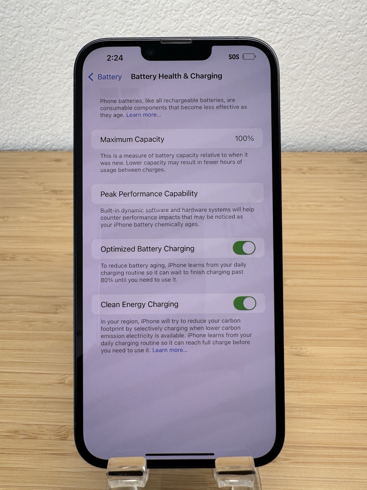 iPhone 14 Plus Midnight 256GB Unlocked 9/10 Condition 1 Battery Cycle Count