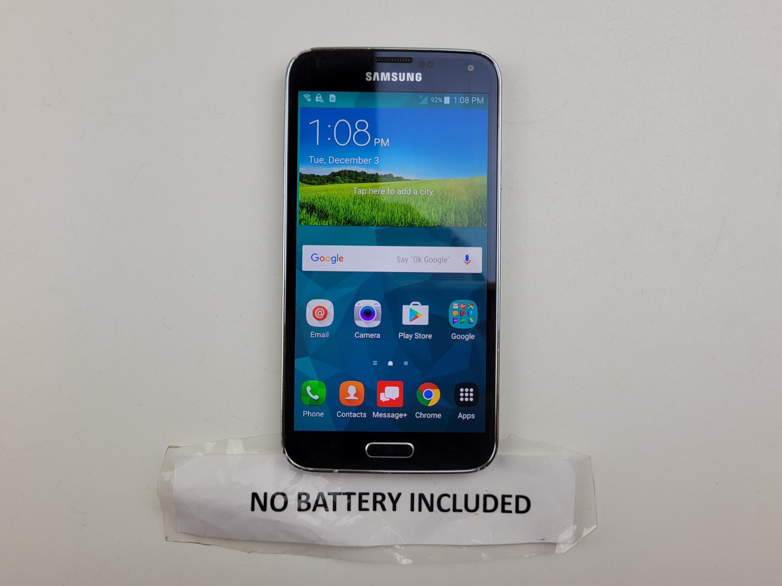 Samsung Galaxy S5 (SM-G900V) 16GB – Black (Unlocked) (Verizon) – N638