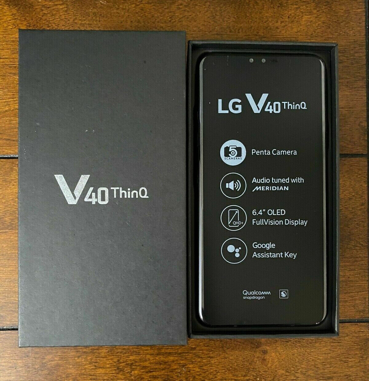 Original LG V40 ThinQ V405UA 64GB V409N V405EBW 128GB Unlocked 4G Smartphone