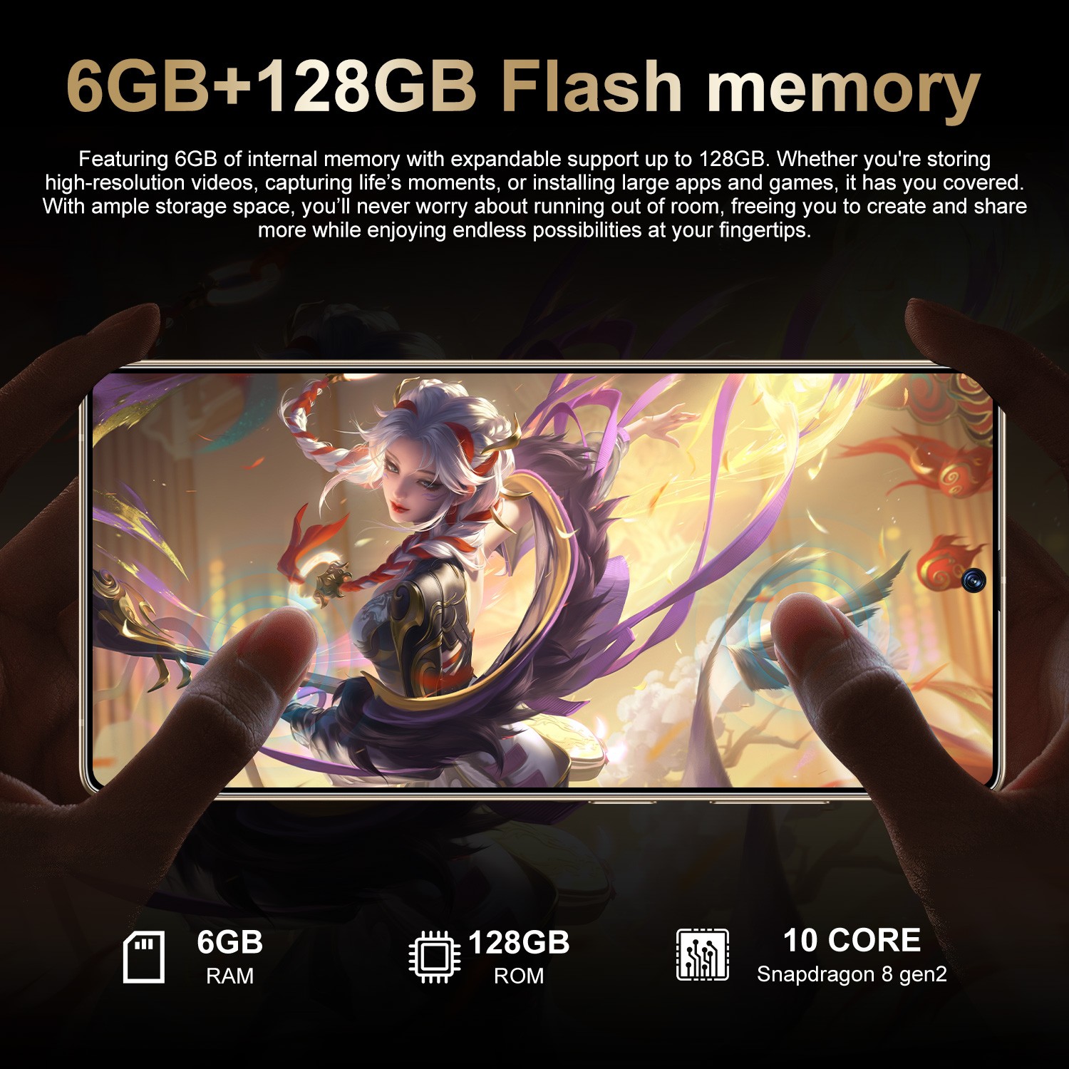 G25 Pro 5G Unlocked Cell Phone Android Smartphone 6G+128GB Dual SIM Cheap Mobile