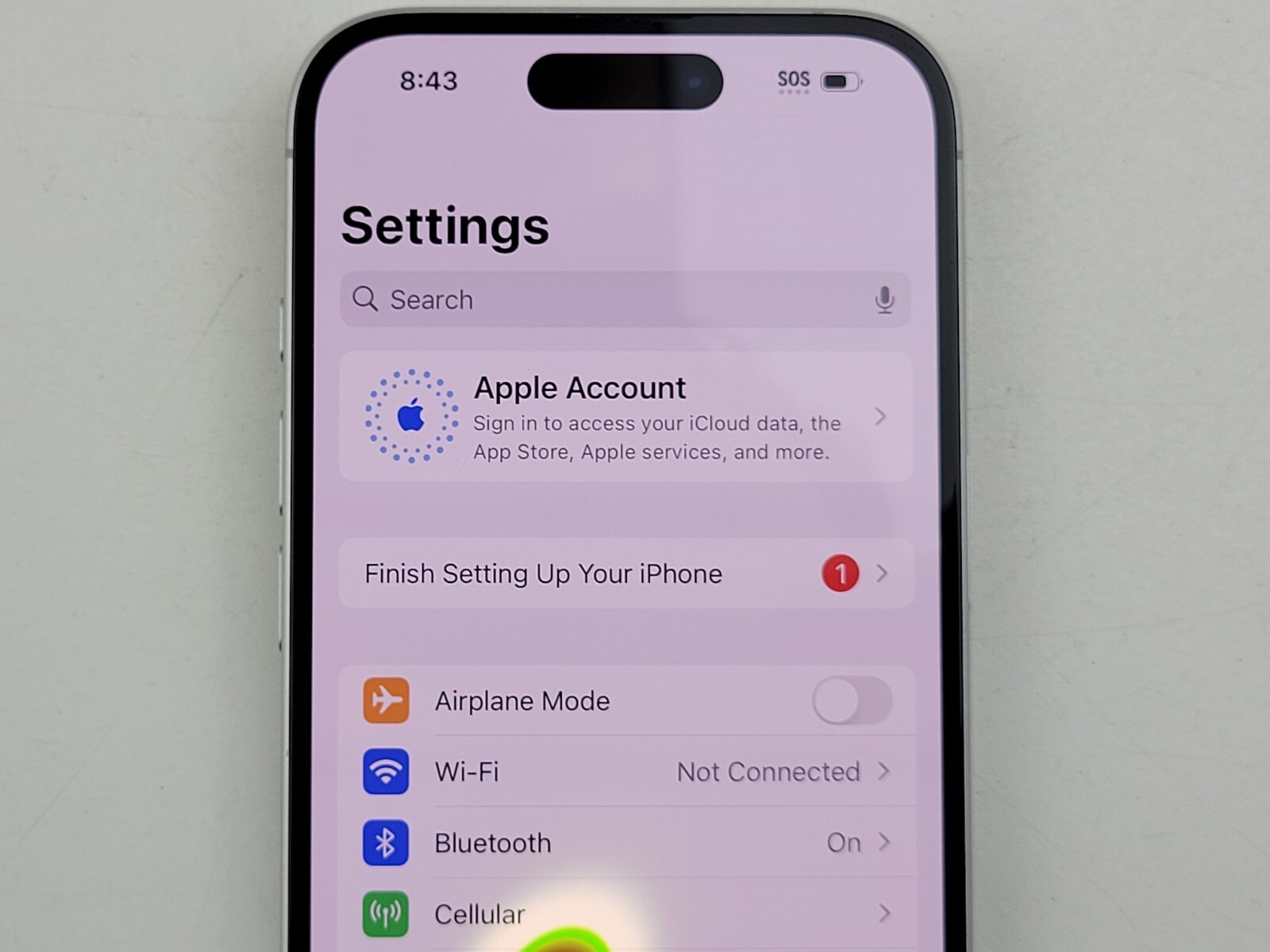 Apple iPhone 16 (A3081) 128GB (U.S. Cellular) – *DISPLAY BURN MARK* – Clean IMEI
