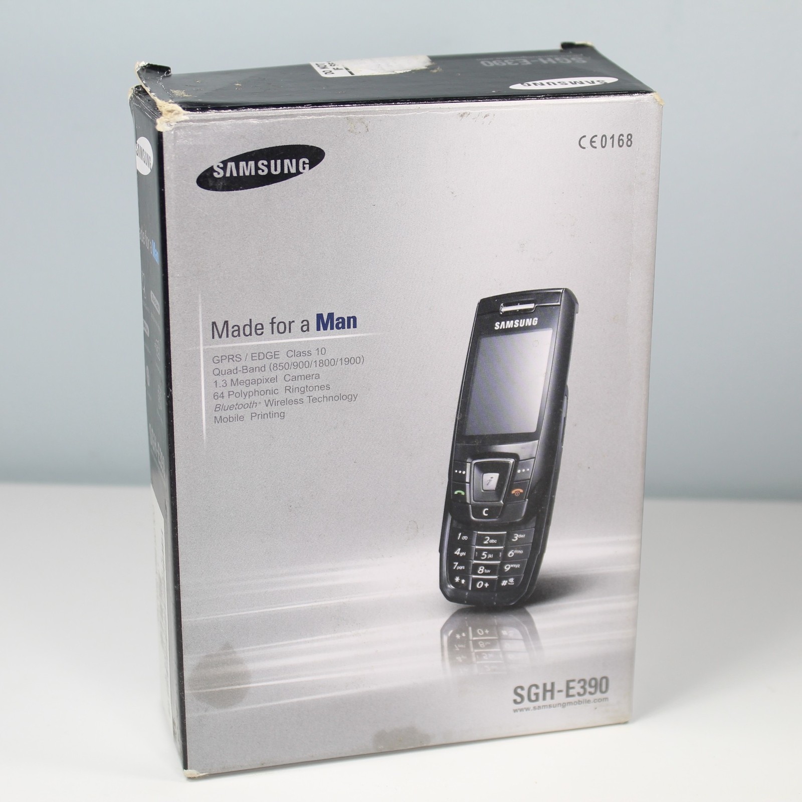 Rare Vintage Samsung SGH-E390 Slider Phone GSM 3G Black In Box Complete