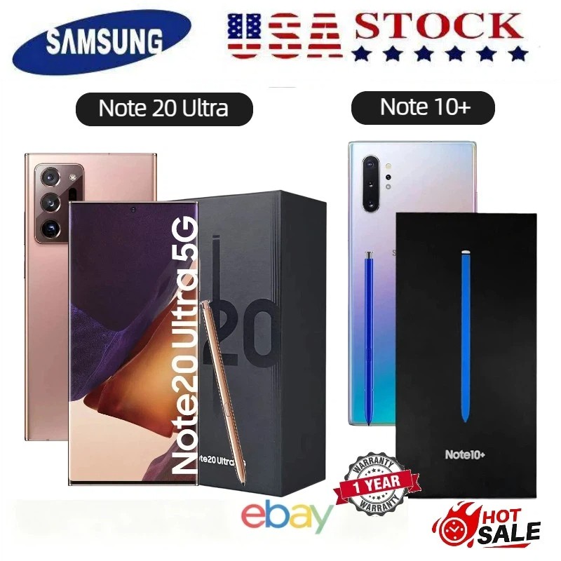 New Samsung Galaxy Note 20 Ultra 5G/Note 10+ Plus/256GB/128GB FACTORY UNLOCKED